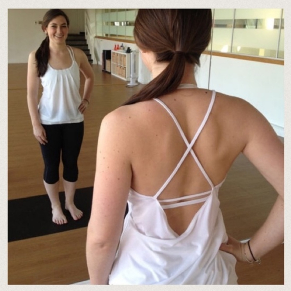 Lululemon go and flow tank - size 2